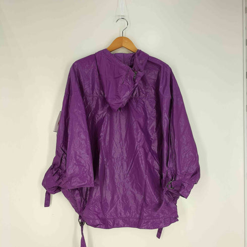 ステラマッカートニー STELLA McCARTNEY ドルマンスリーブ ナイロン フーデッドポンチョ レディース import:S