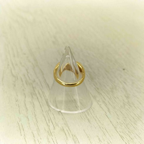 4.W.A. JEWELRY SUPPLY 925刻印 EMBLEM RING ゴールドピンキーリング レディース 4号