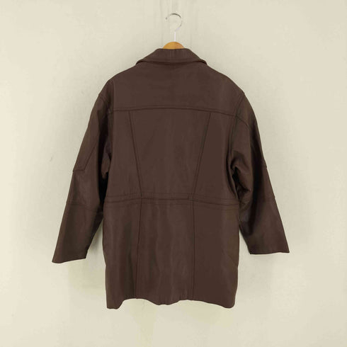 REAL LEATHER ライナー付き レザーコート メンズ