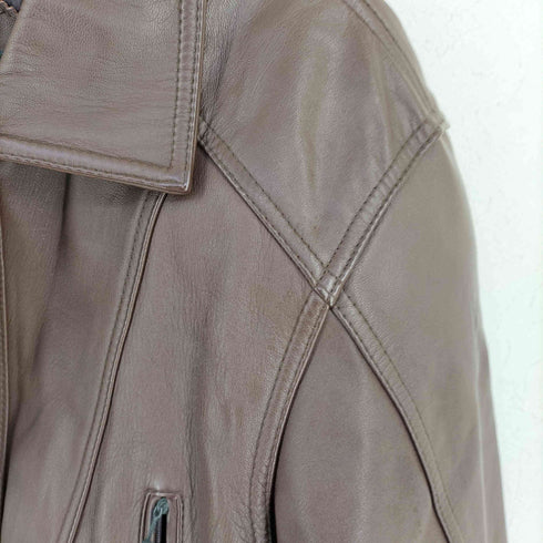 REAL LEATHER ライナー付き レザーコート メンズ