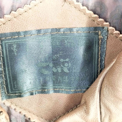 REAL LEATHER ライナー付き レザーコート メンズ