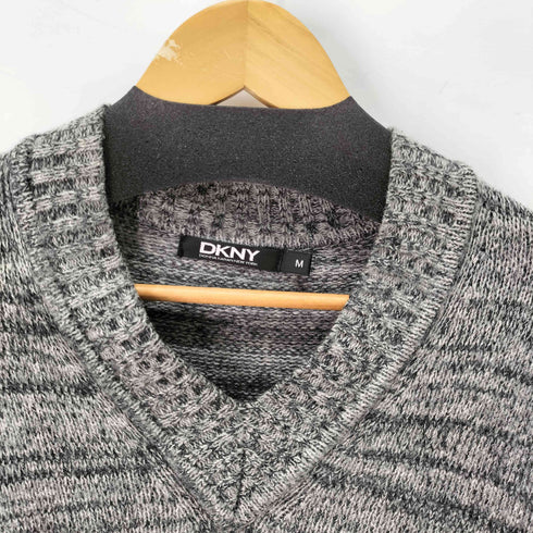 ダナキャランニューヨーク DKNY ウールVネックニット メンズ JPN:M