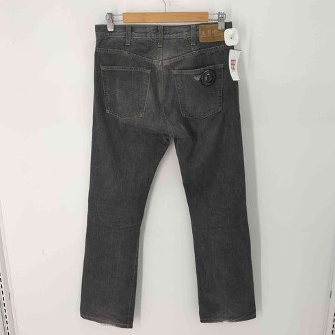 アルマーニジーンズ ARMANI JEANS ECO-WASH ダメージデニムパンツ メンズ