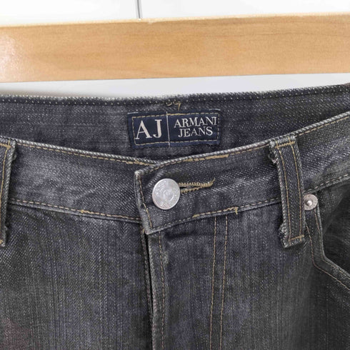 アルマーニジーンズ ARMANI JEANS ECO-WASH ダメージデニムパンツ メンズ