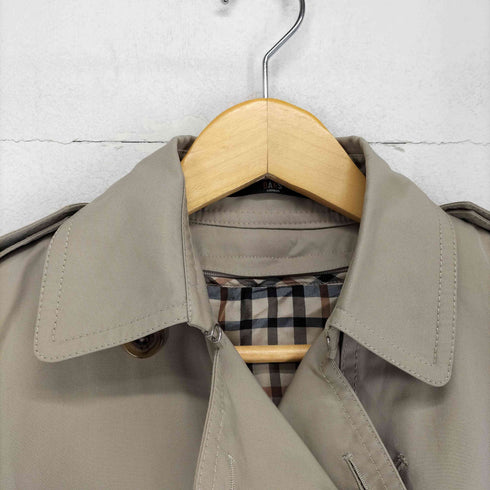 ダックス DAKS 裏地チェック柄 中綿トレンチコート レディース 38