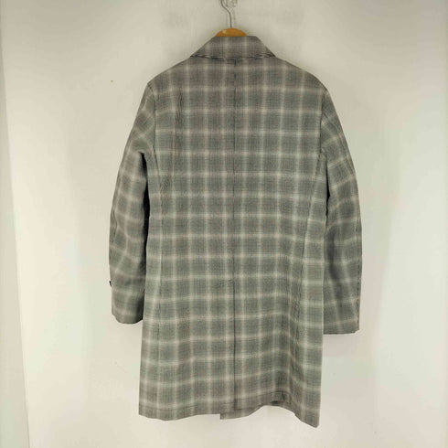 マッキントッシュフィロソフィー MACKINTOSH PHILOSOPHY ライナー付きチェックステンカラーコート メンズ 38
