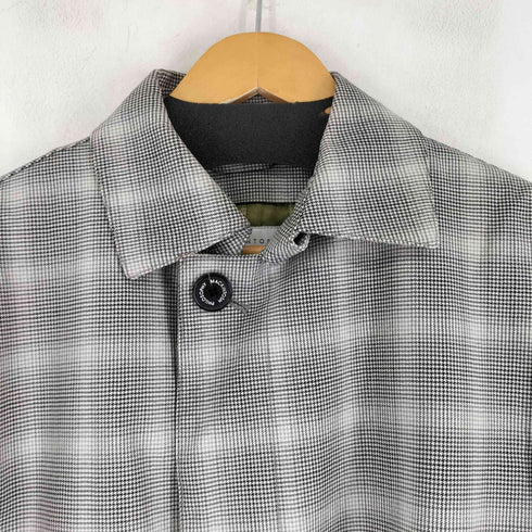 マッキントッシュフィロソフィー MACKINTOSH PHILOSOPHY ライナー付きチェックステンカラーコート メンズ 38