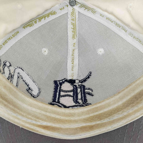 ミッチェルアンドネス mitchell&ness ADJUSTABLE FIT MLB ベースボールチーム ロゴ 刺繍 6パネル キャップ メンズ
