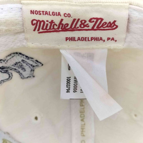 ミッチェルアンドネス mitchell&ness ADJUSTABLE FIT MLB ベースボールチーム ロゴ 刺繍 6パネル キャップ メンズ