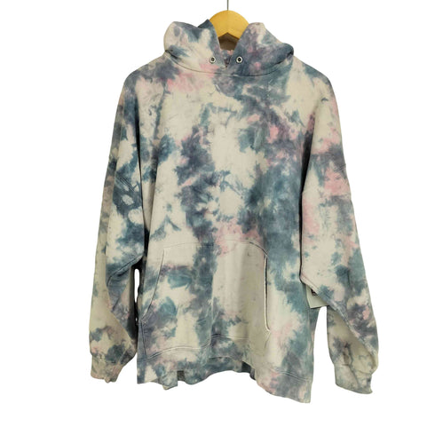 ヘインズ Hanes 90S タイダイ コットンポリ プルオーバーパーカー メンズ 2XG