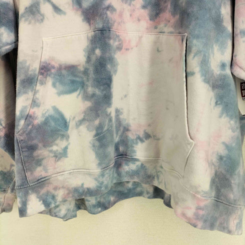 ヘインズ Hanes 90S タイダイ コットンポリ プルオーバーパーカー メンズ 2XG