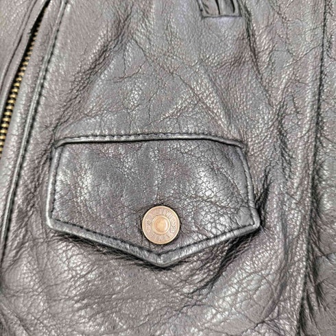 FREE'S PHRASE 裏地メッシュ ラムレザー ダブルライダース レディース JPN:M