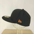 ニューエラ NEW ERA 別注 THE CAP WASTElAND PHARAOH 59FIFTY 5950 ARIDIA BLACK × NEON ORANGE MLB ベースボール チーム ロゴ 刺繍 6パネル キャップ メンズ 7 1/2