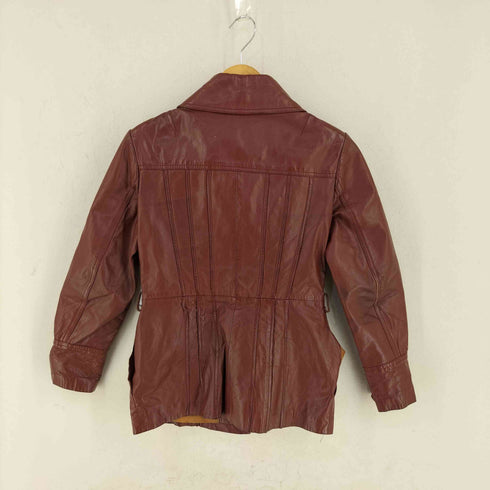 REAL LEATHER ギミックレザージャケット レディース