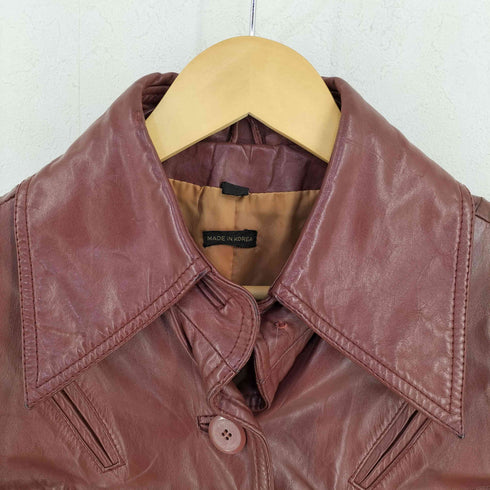 REAL LEATHER ギミックレザージャケット レディース