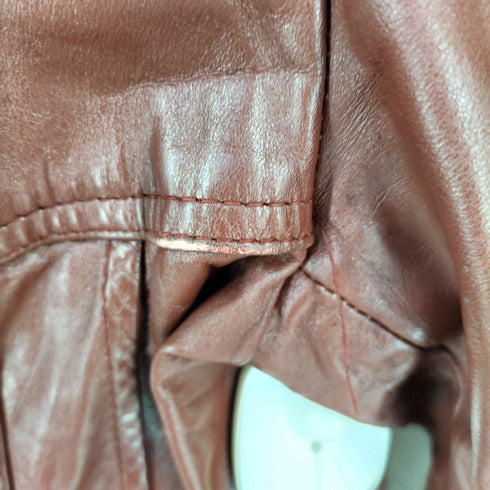 REAL LEATHER ギミックレザージャケット レディース