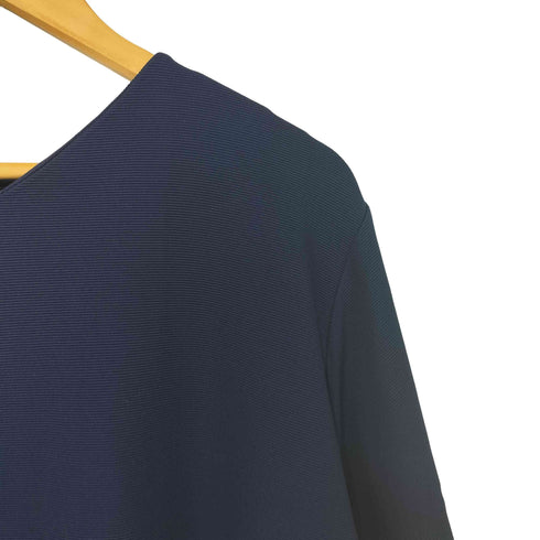 アンティカパターントルソ antiqua patterntorso L/S Vネック シフォン ドッキングワンピース レディース FREE