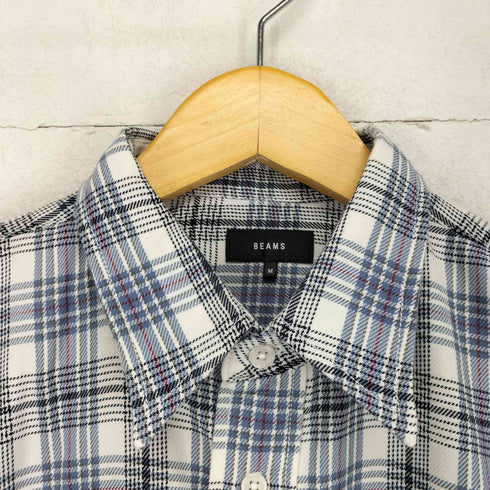 ビームス BEAMS BEAMS 切替え バイアス チェック シャツ メンズ JPN:M