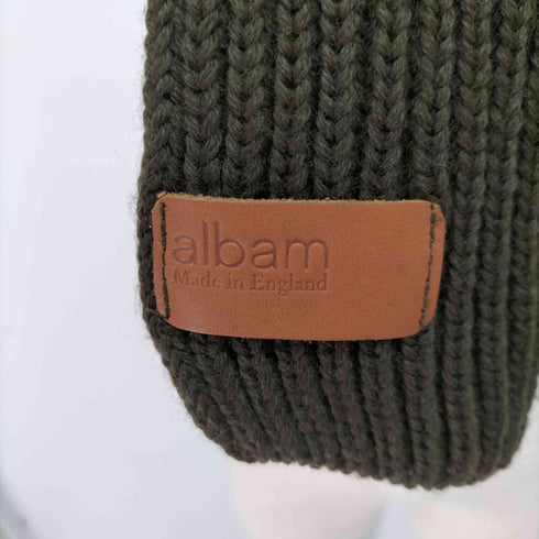 stevenage knitting albam リブ マフラー レディース