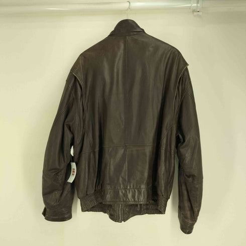 ジョンアッシュフォード JOHN ASHFORD 90-00S 本革 ジップアップジャケット メンズ import:L