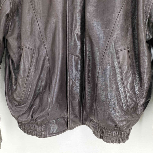 ジョンアッシュフォード JOHN ASHFORD 90-00S 本革 ジップアップジャケット メンズ import:L