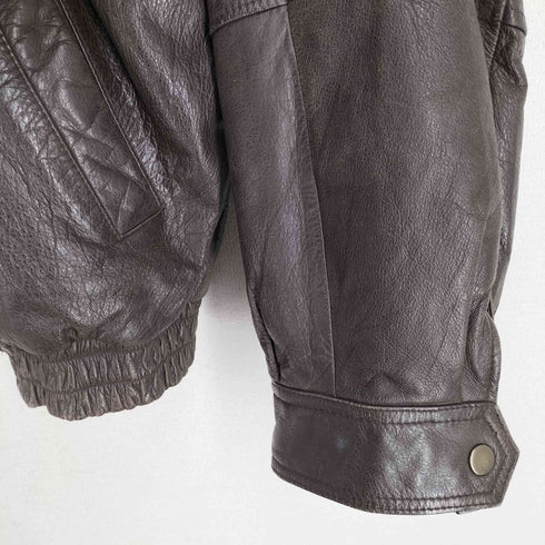 ジョンアッシュフォード JOHN ASHFORD 90-00S 本革 ジップアップジャケット メンズ import:L