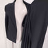 ヨウジヤマモト Yohji Yamamoto 23AW collection look14 WOOL GABARDINE ASYMMETRIC JACKET ウールギャバジン アシンメトリー ジャケット レディース JPN:2