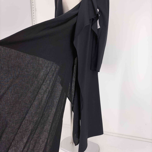 ヨウジヤマモト Yohji Yamamoto 23AW collection look14 WOOL GABARDINE ASYMMETRIC JACKET ウールギャバジン アシンメトリー ジャケット レディース JPN:2