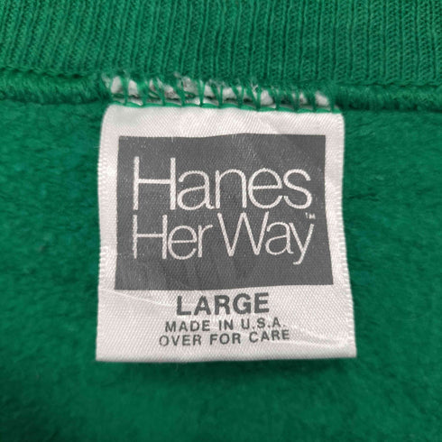 ヘインズ Hanes クルーネック ラグラン L/S 無地 スウェット メンズ import:L