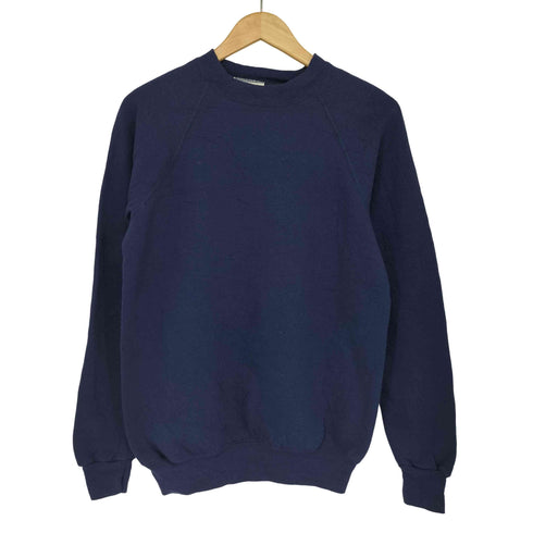 バセットウォーカー BASSETT WALKER 90s USA製 クルーネック ラグラン L/S 無地 スウェット メンズ MXT