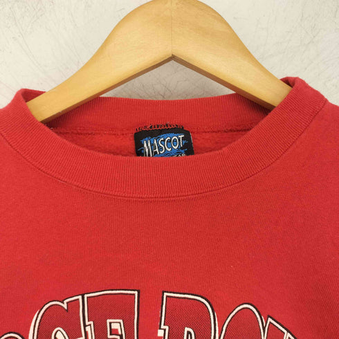 マスコット mascot 90s USA製 クルーネック L/S プリントスウェット メンズ import:M