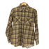 チェック柄プリントネルシャツ メンズ import:M