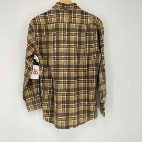 チェック柄プリントネルシャツ メンズ import:M