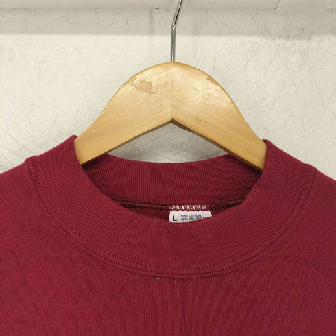 90s USA製 BVD クルーネック L/S 無地 スウェット メンズ import:L