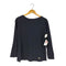 ブルーレーベルクレストブリッジ BLUE LABEL CRESTBRIDGE 袖チェック切替 L/S カットソー レディース JPN:38
