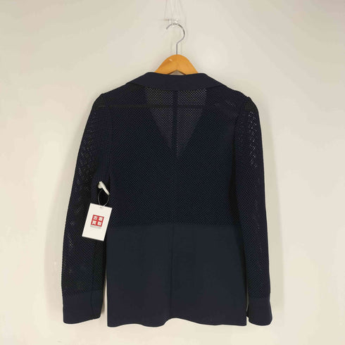 ピエールカルダン pierre cardin ポロカラー メッシュ切替 カーディガン レディース import:M