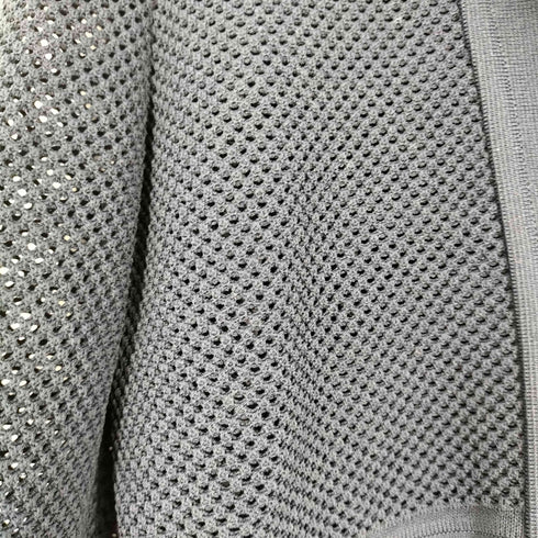 ピエールカルダン pierre cardin ポロカラー メッシュ切替 カーディガン レディース import:M