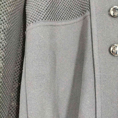 ピエールカルダン pierre cardin ポロカラー メッシュ切替 カーディガン レディース import:M