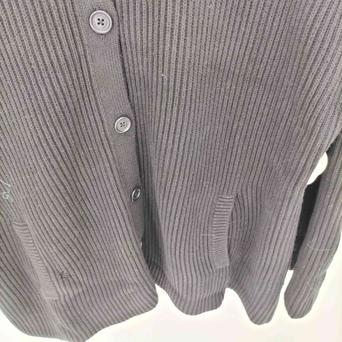 ローレンラルフローレン LAUREN RALPH LAUREN 90-00s 緑タグ エポーレット コットン リブニット カーディガン メンズ XL