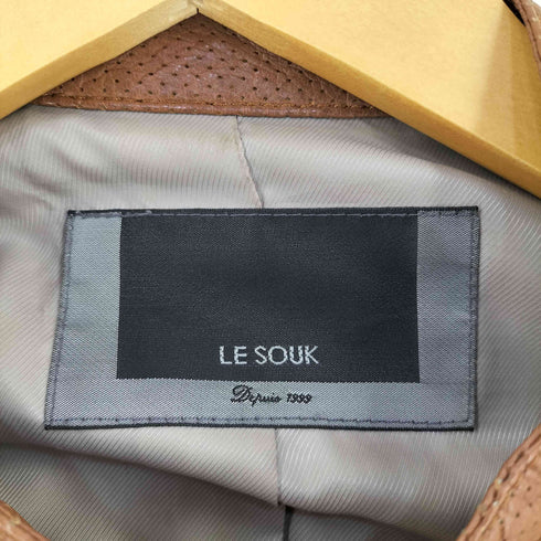ルスーク Le souk SHEEP SKIN ライダースジャケット レディース JPN:38