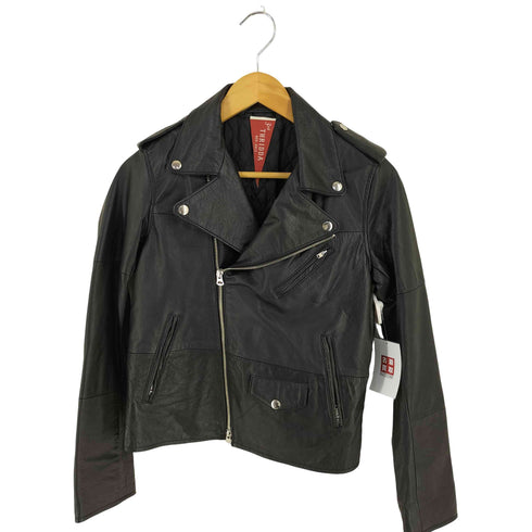 3rd THRIDDA REAL LEATHER ライダースジャケット レディース