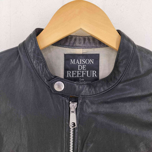メゾンドリーファー Maison de Reefur SHEEP SKIN シングルライダースジャケット レディース FR:36