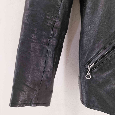 メゾンドリーファー Maison de Reefur SHEEP SKIN シングルライダースジャケット レディース FR:36
