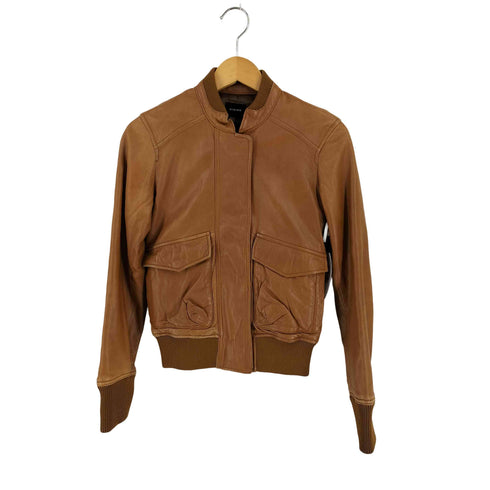 ルシェルブルー LE CIEL BLEU LAMB LEATHER レザージャケット レディース JPN:38