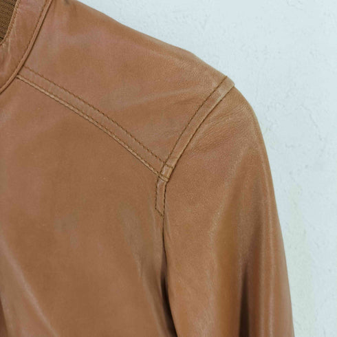 ルシェルブルー LE CIEL BLEU LAMB LEATHER レザージャケット レディース JPN:38