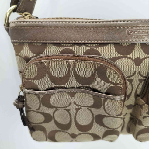 コーチ COACH シグネチャー 2ポケット ハンドバッグ レディース