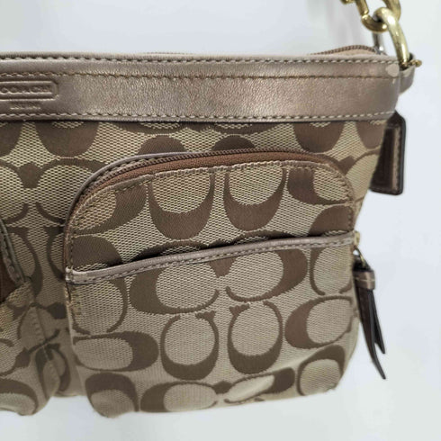 コーチ COACH シグネチャー 2ポケット ハンドバッグ レディース