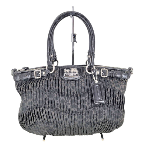 コーチ COACH シグネチャー プリーツ ハンドバッグ レディース