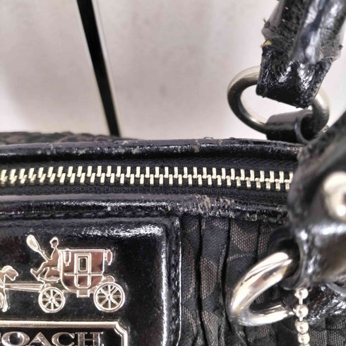 コーチ COACH シグネチャー プリーツ ハンドバッグ レディース