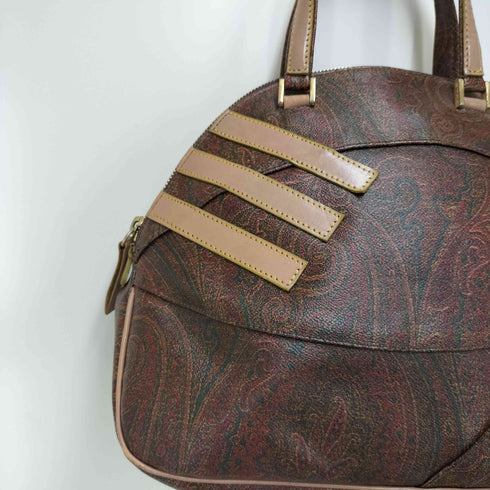 エトロ ETRO ペイズリー PVC ハンドバッグ レディース